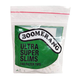 Filters Boomerang Ultra Super Slims Green 140pk HC074