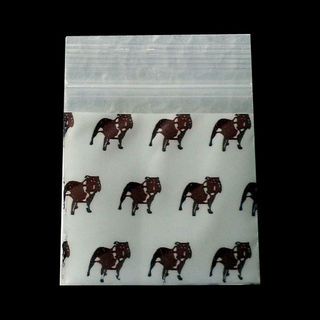 Resealable Bag Designer 35x35 Dog 100pk 1515DOG
