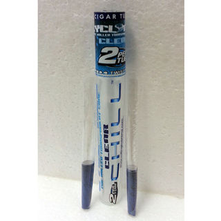 Paper Cone Cyclone Clear Chill Blue 2pk
