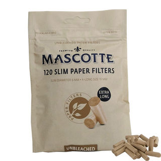 Filters Mascotte Unbleached Slim 120pcs HC088