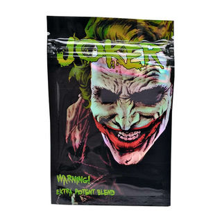 Resealable Bag Foil Joker Face 85x130 CB114