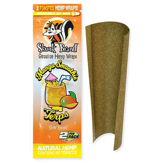 Wrap Skunk Brand Hemp Mango Smoothie Terps 2pk SW293