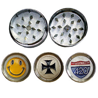 Grinder Metal 2pce Asst Designs MO166 EOL