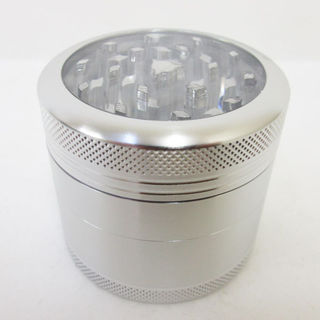 Grinder Sharpstone Clear Top 4pce Silver MO125