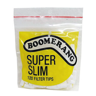 Filters Boomerang Supa Slims Yellow 120pk HC072