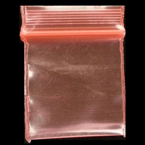 Resealable Bag Coloured 25x25 Red 100pk 1010RED