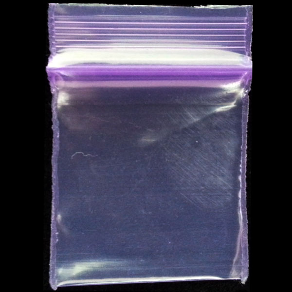 Resealable Bag Coloured 30x30 Purple 100pk 125125PUR