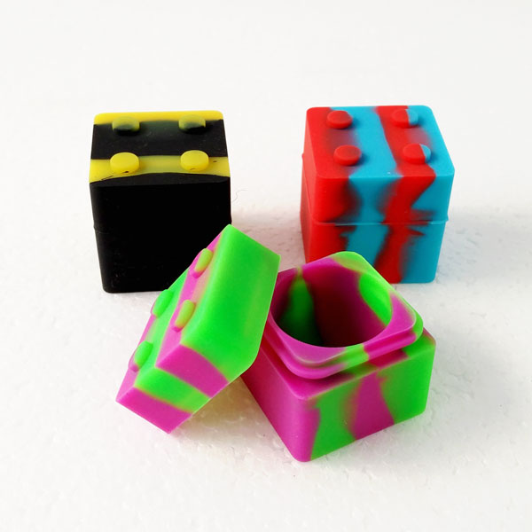 Container Silicone Cube Stackable 11ml SI030