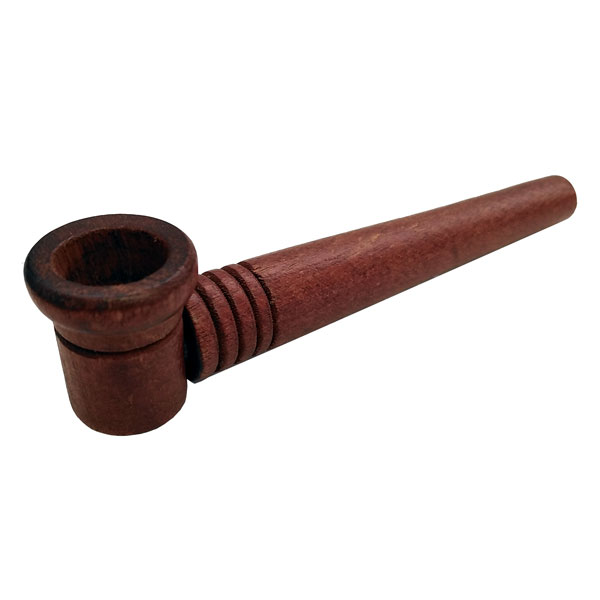 Pipe Wooden 2pce Brown 95mm PW601