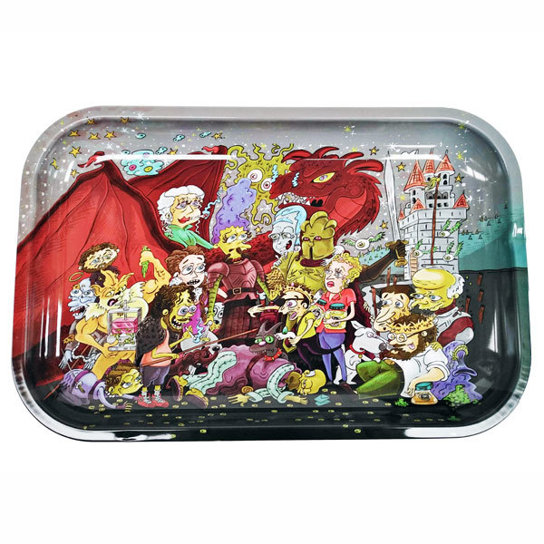 Rolling Tray Metal 290x190mm Simpsons Mash MH533