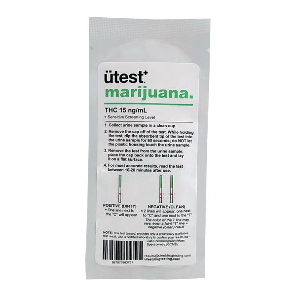 THC 50 ng/mL Strips – Ütest Drug Testing