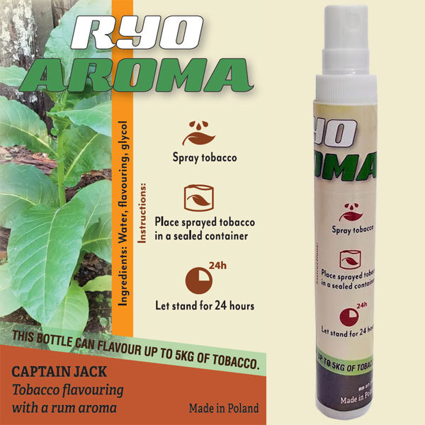 Tobacco Flavouring RYO Aroma Captain Jack 30ml SL007