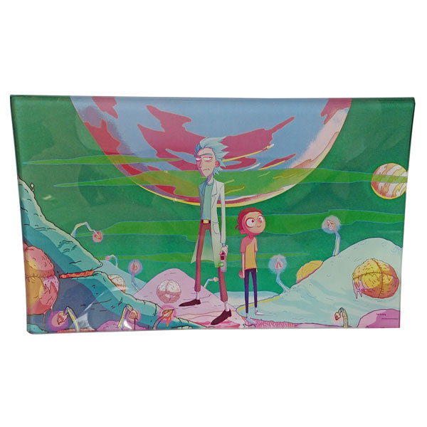 Rolling Tray Glass 255x155mm Rick And Morty Have Landed MH176