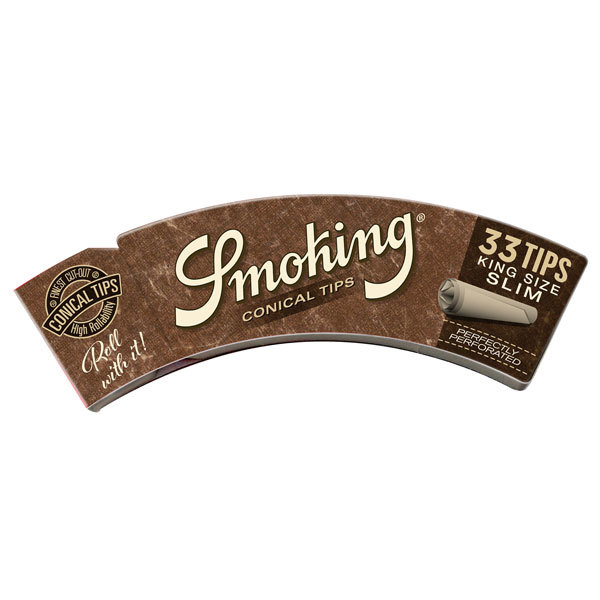 Tips Smoking Brown Conical King Slim 33pk SP335