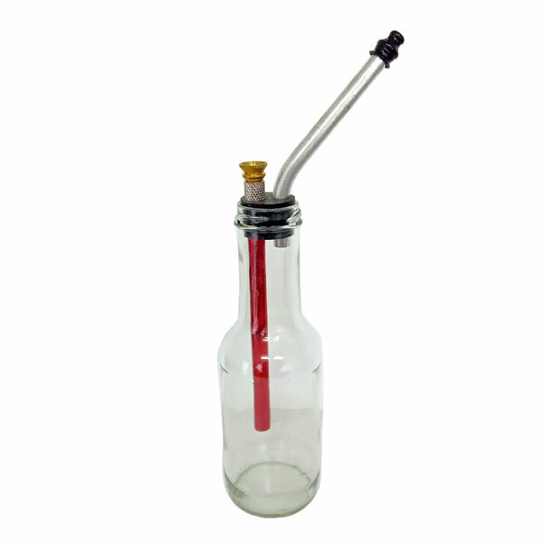 Waterpipe Bottle Clear 190mm VG703