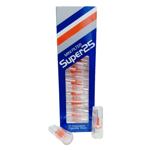 Cigarette Filter Super 25 Disposable 10pk HC067