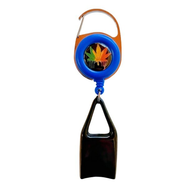 Lighter Leash With Clip Asst Weed Leaf LT018