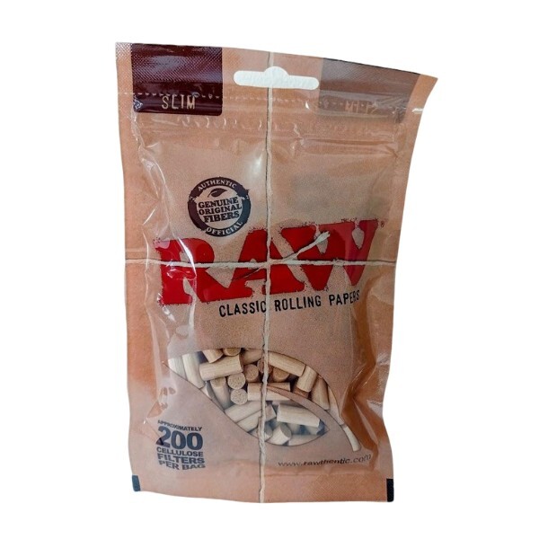 Filters Raw Slim Cellulose 200pk HC080
