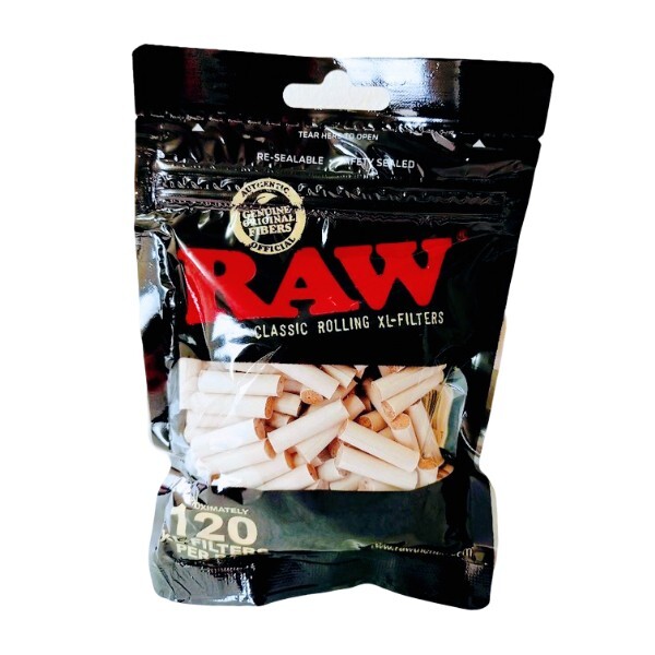 Filters Raw Slim Black XL 120pk HC082