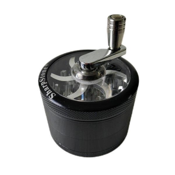 Grinder Sharpstone With Handle 60mm 4pce Black MO183