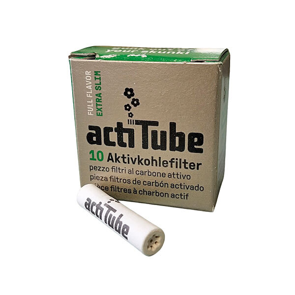 Cigarette Filter actiTube Charcoal Filter 6mm 10pk HC066