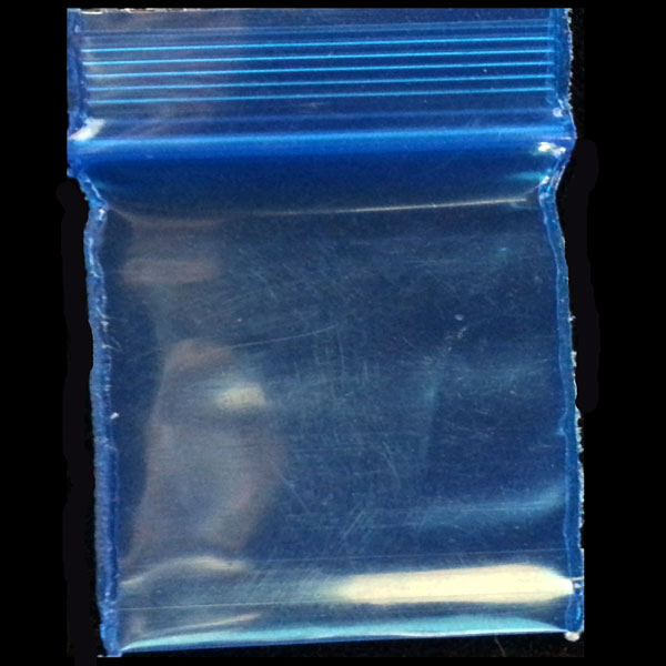 Resealable Bag Coloured 25x25 Blue 100pk 1010BLU