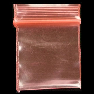Resealable Bags Apple Coloured 35x35 Red 100pk 1515RED
