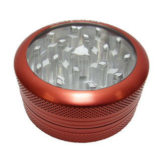 Grinder Sharpstone 2pce Clear Top Red 55mm MO188D EOL