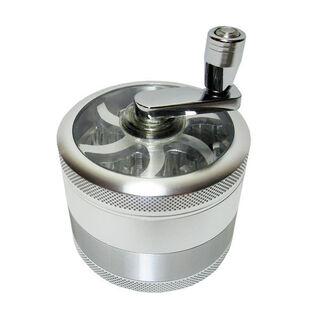 Grinder Sharpstone With Handle 60mm 4pce Silver MO185