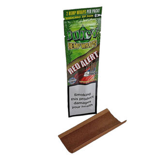 Wrap Juicy Jays Hemp Strawberry RED ALERT 2pk SW005