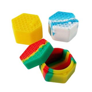 Container Silicone Hexagon 26ml SI020