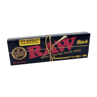 Paper Raw 1 1/4 Black Connoisseur SP475
