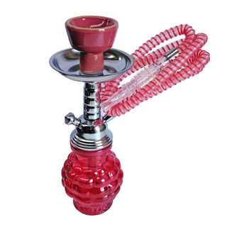 Hookah Pipe Badshah Grape 1H 10in Red HP233 EOL