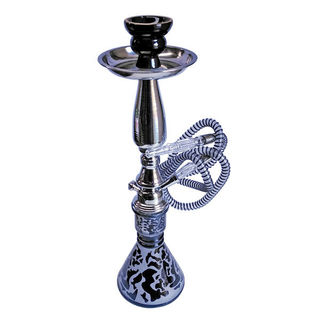 Hookah Pipe Badshah Tiger 1H 18in Black HP251 EOL