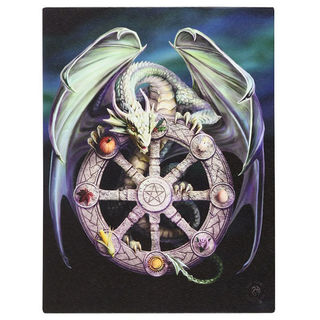 Canvas Plaque Wheel Of The Year 190x255mm GI020