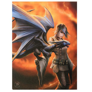 Canvas Plaque Dragon Trainer 190x255mm GI026