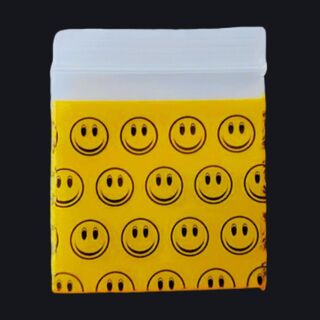 Resealable Bags Apple Designer 35x35 Smiley Face 100pk 1515SMI