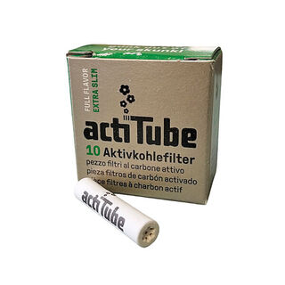 Cigarette Filter actiTube Charcoal Filter 6mm 10pk HC066